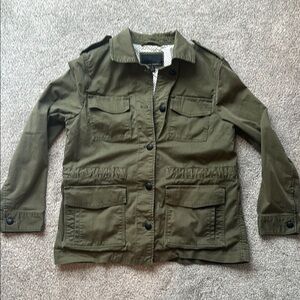 Banana Republic Green Utility Jacket Like New Condition